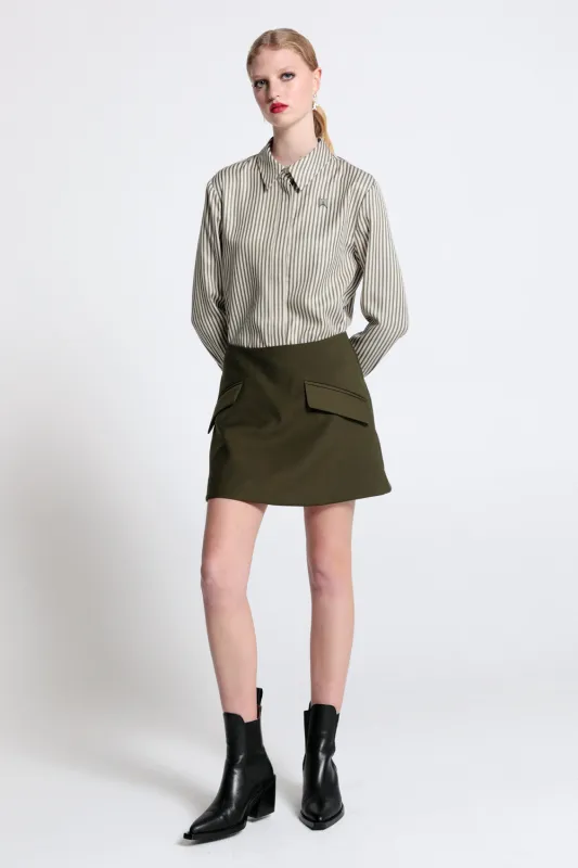 True Skirt Olive sold by Karen Walker