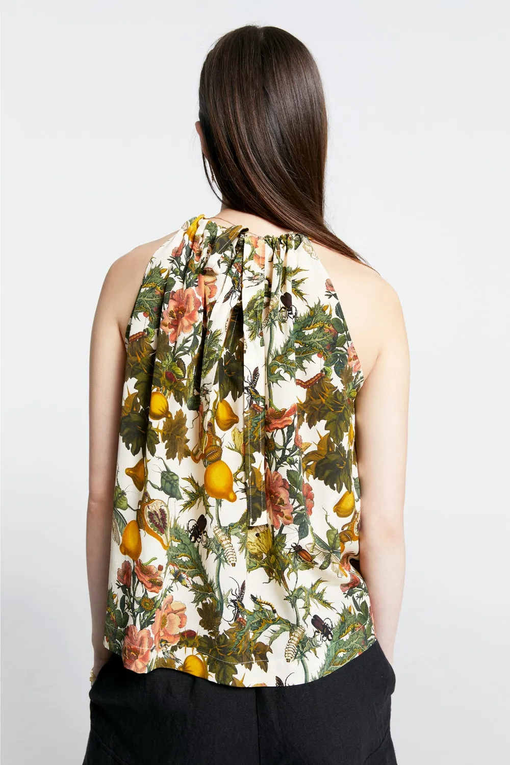Wardian Bow Back Top Macadamia Multi sold by Karen Walker product image thumbnail 3