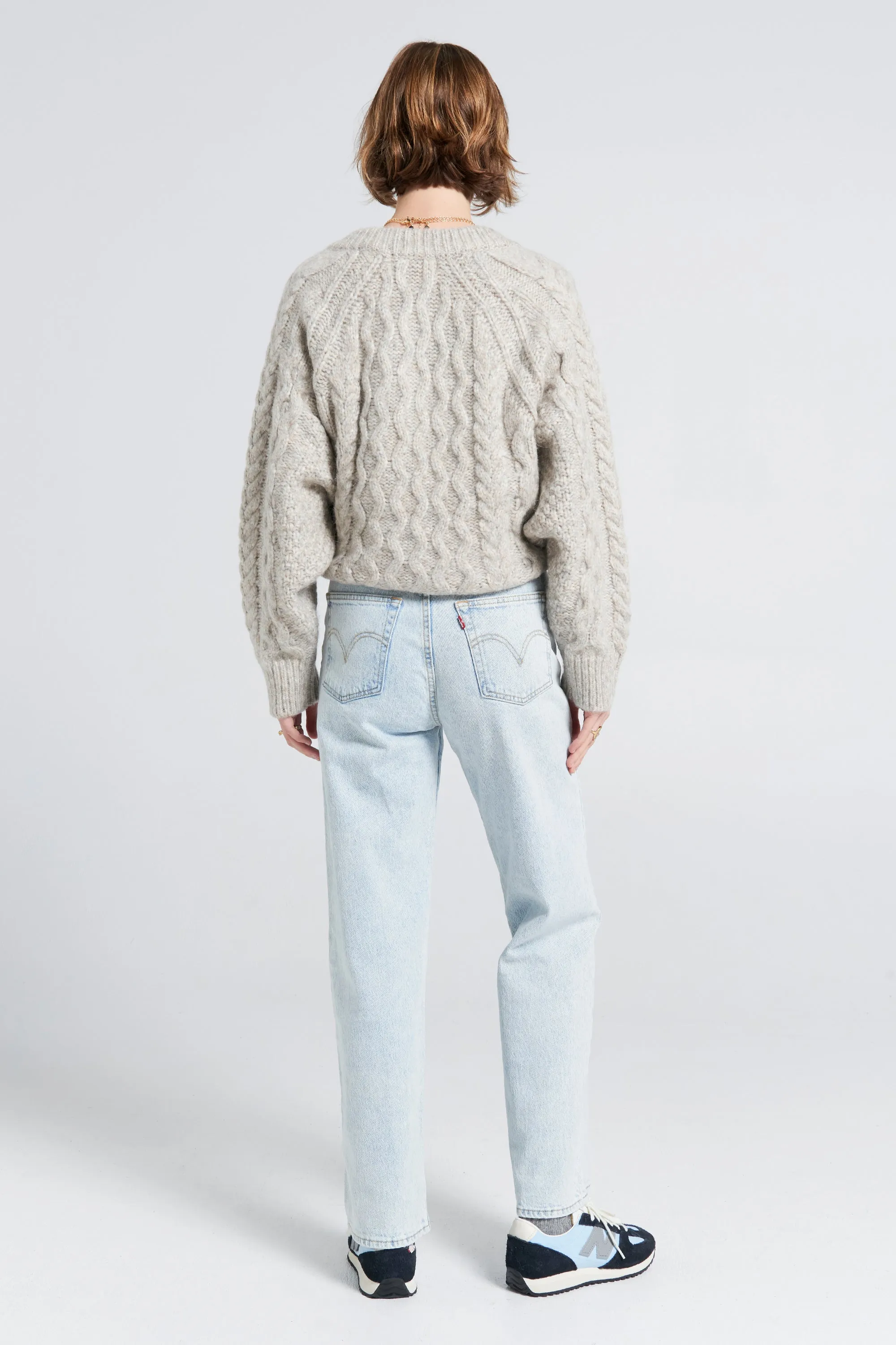 Ribcage Straight Ankle Jeans Be Frayed sold by Karen Walker product image thumbnail 3