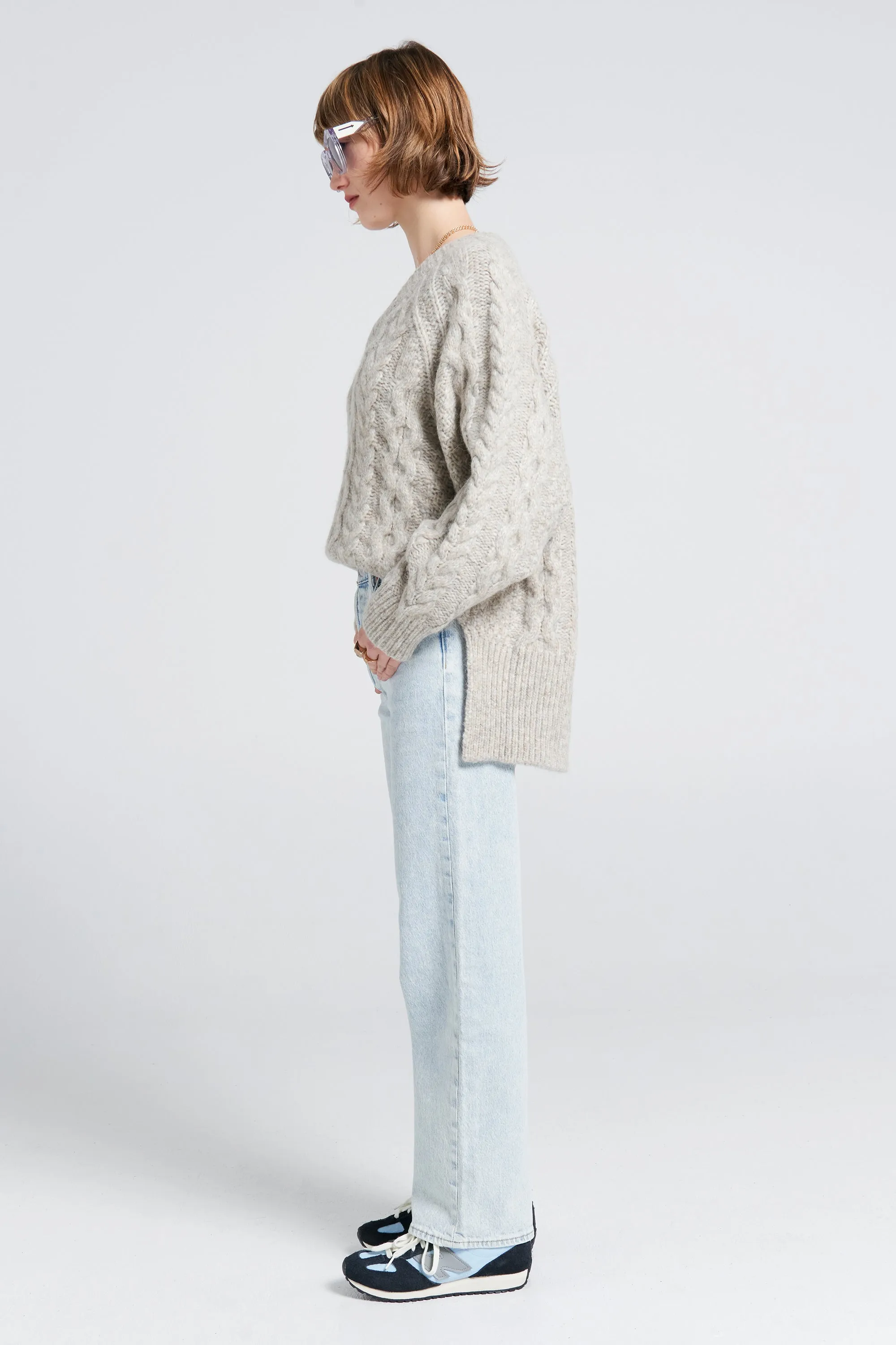 Ribcage Straight Ankle Jeans Be Frayed sold by Karen Walker product image thumbnail 2