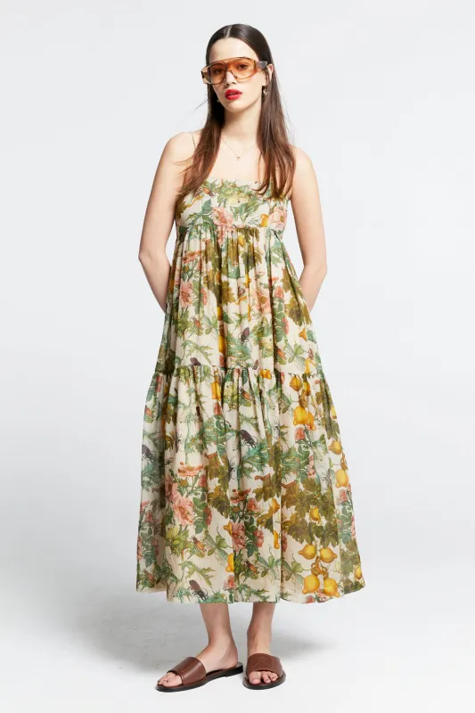 Zestful Dress Macadamia Multi sold by Karen Walker