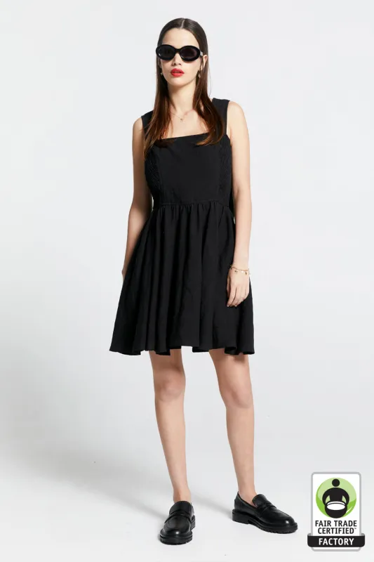 Eden Mini Dress Black sold by Karen Walker
