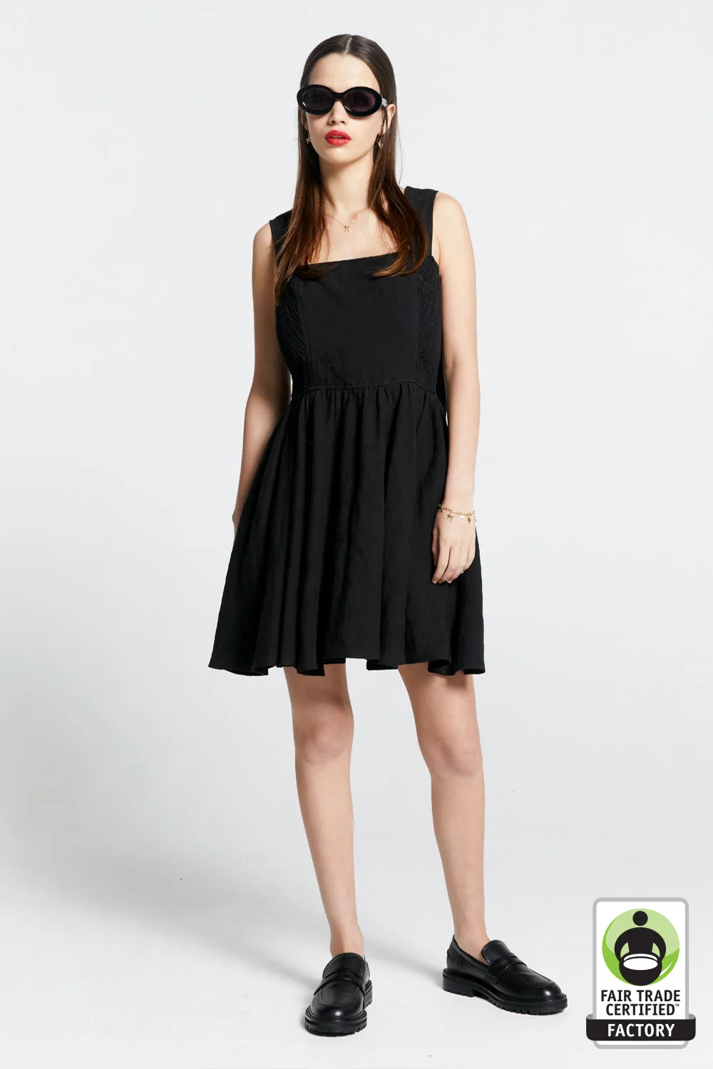 Eden Mini Dress Black sold by Karen Walker