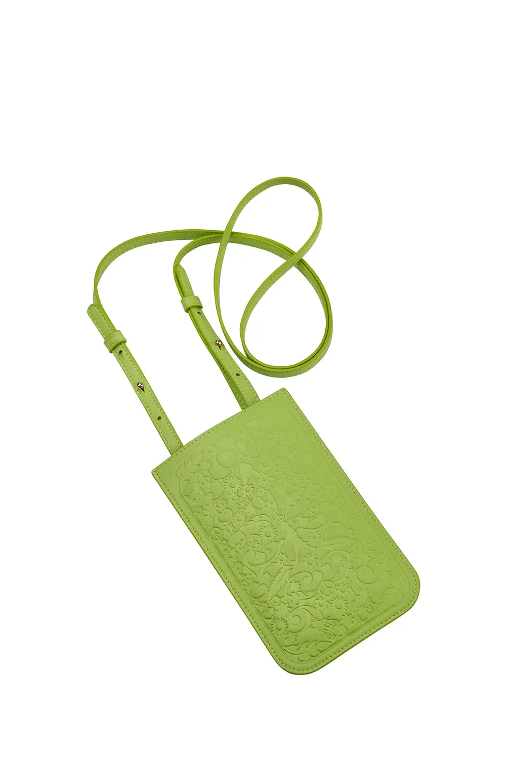 Filigree Phone Pouch Lime sold by Karen Walker product image thumbnail 2