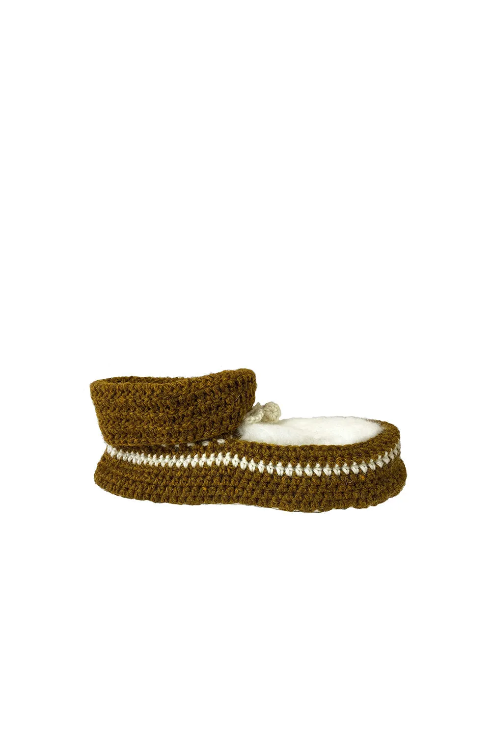 Crochet Slipper Mustard sold by Karen Walker product image thumbnail 3