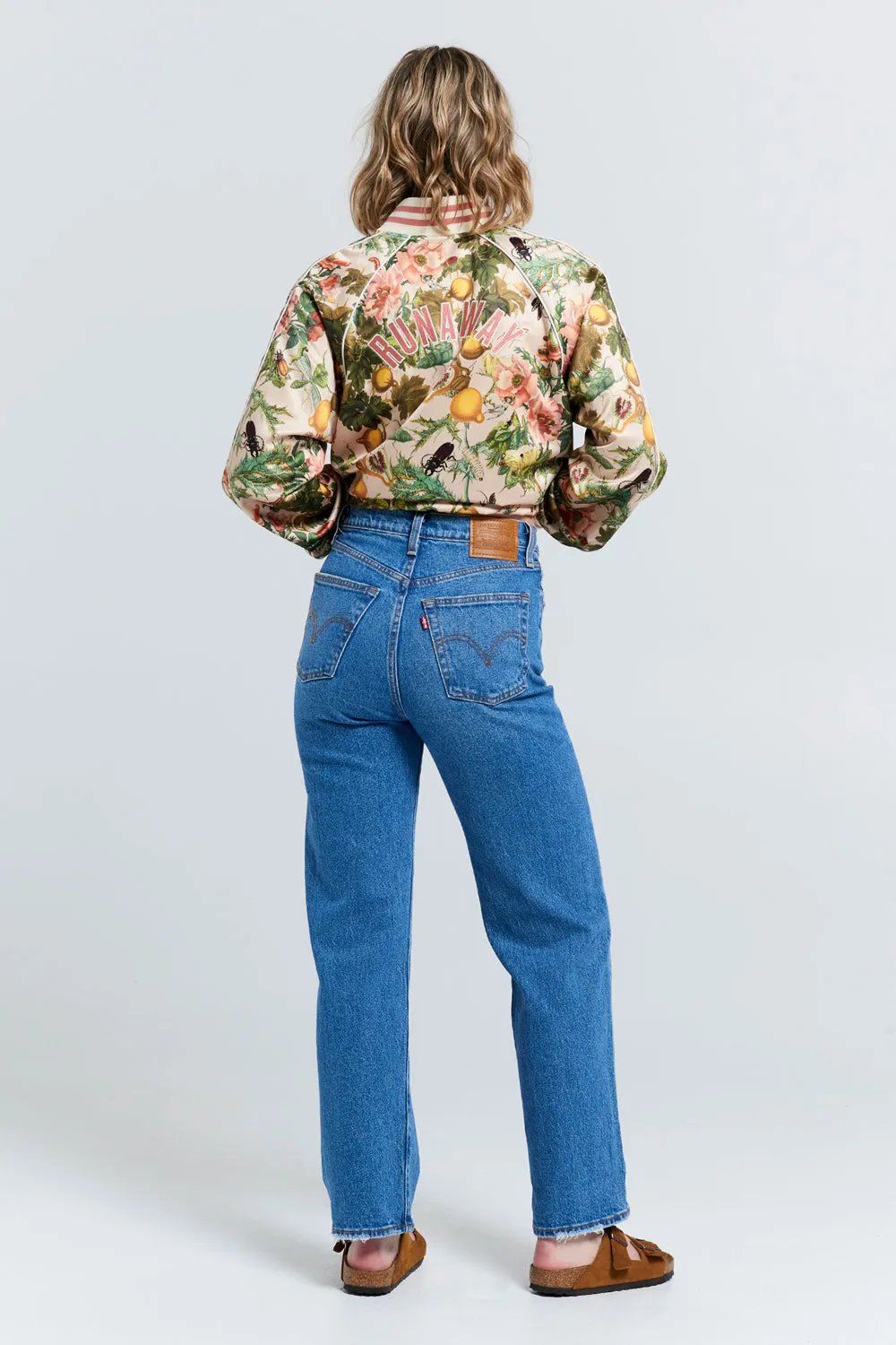 Ribcage Straight Ankle Jeans Dance Around Blue sold by Karen Walker product image thumbnail 3
