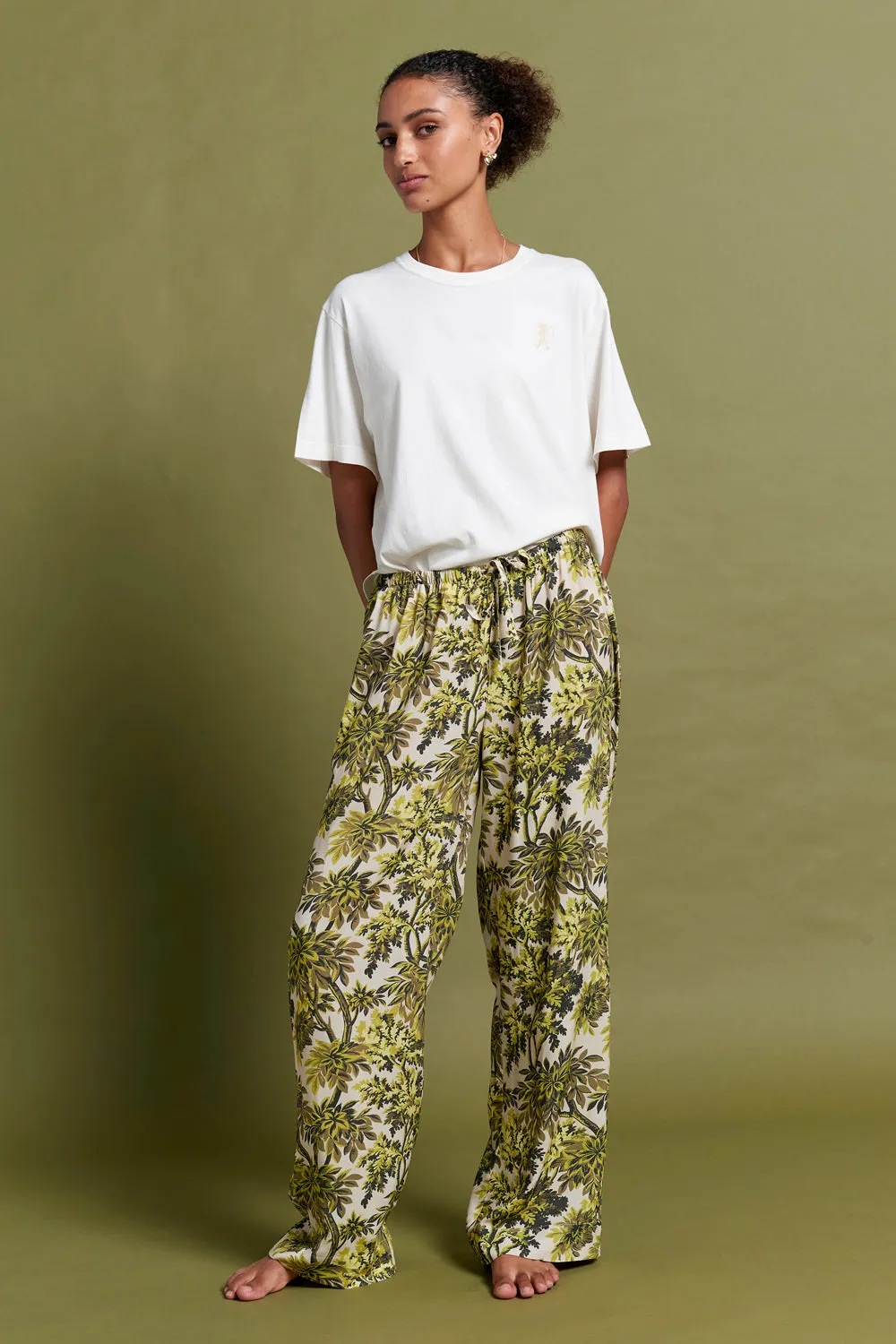 Canopy Full Length Wide Leg Pant Citronelle sold by Karen Walker