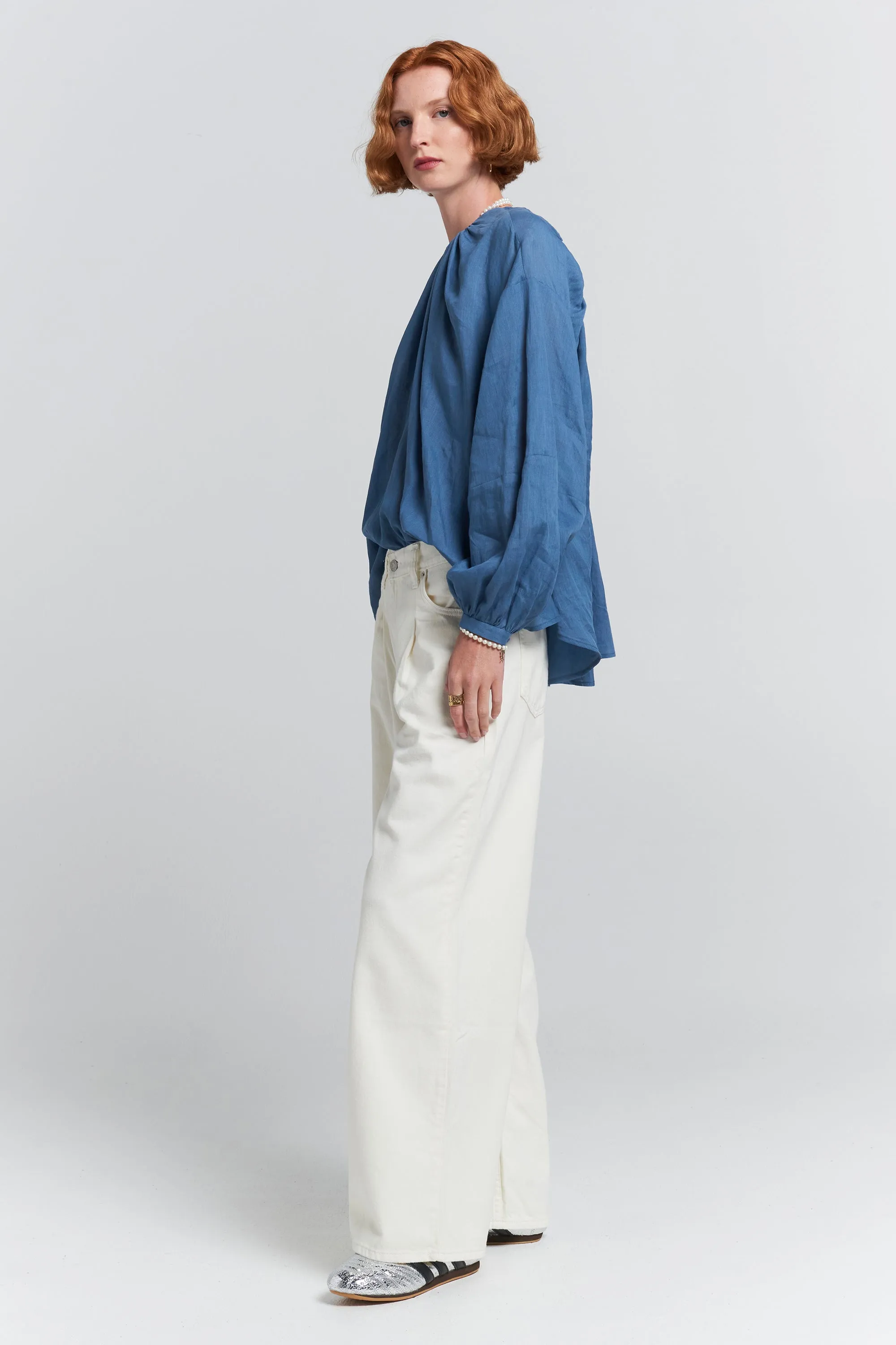 Baggy Dad Wide Leg Jeans Serenity Now sold by Karen Walker product image thumbnail 2