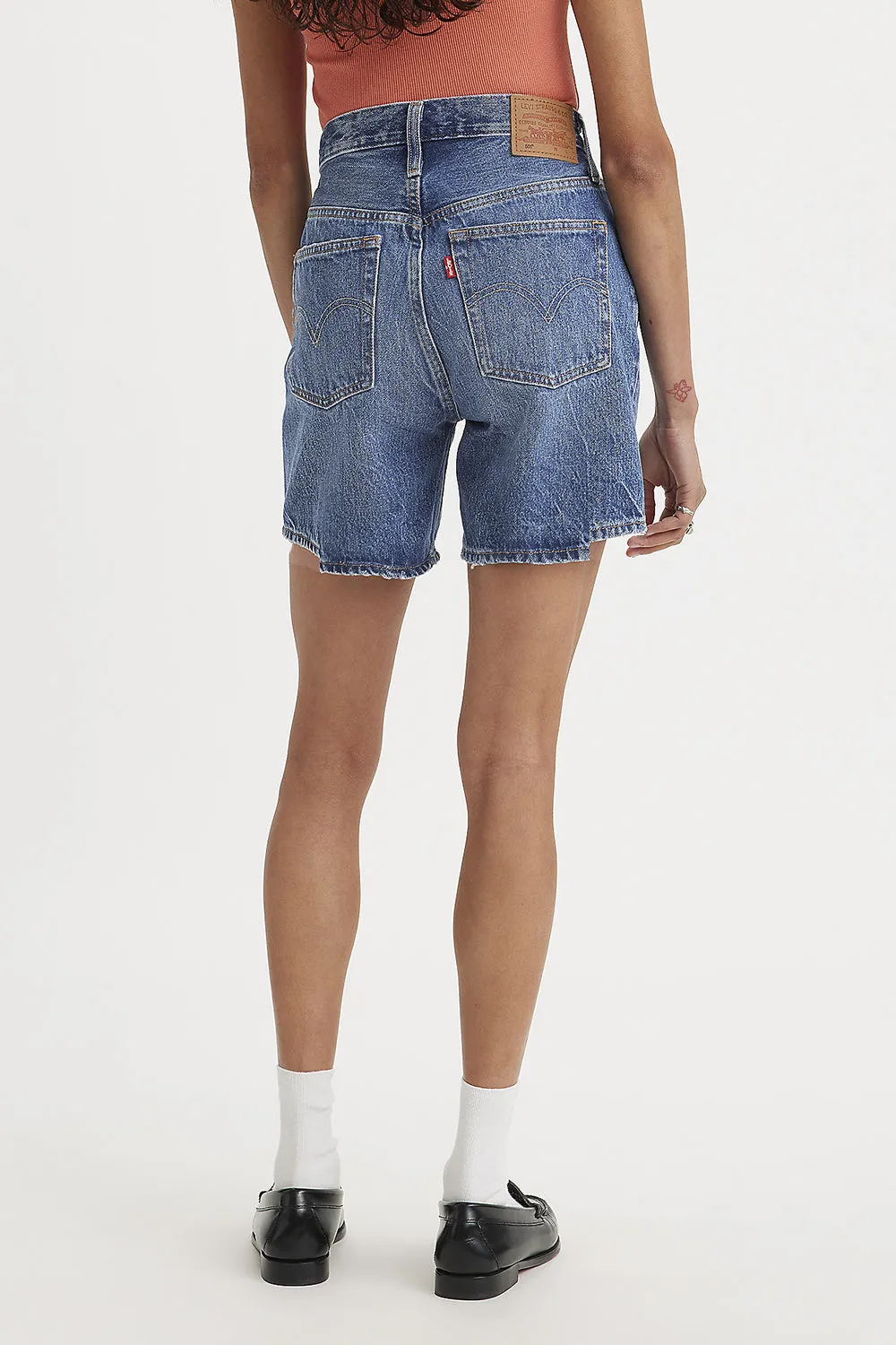 501® Mid Thigh Shorts Blue Beauty Medium Wash sold by Karen Walker product image thumbnail 2