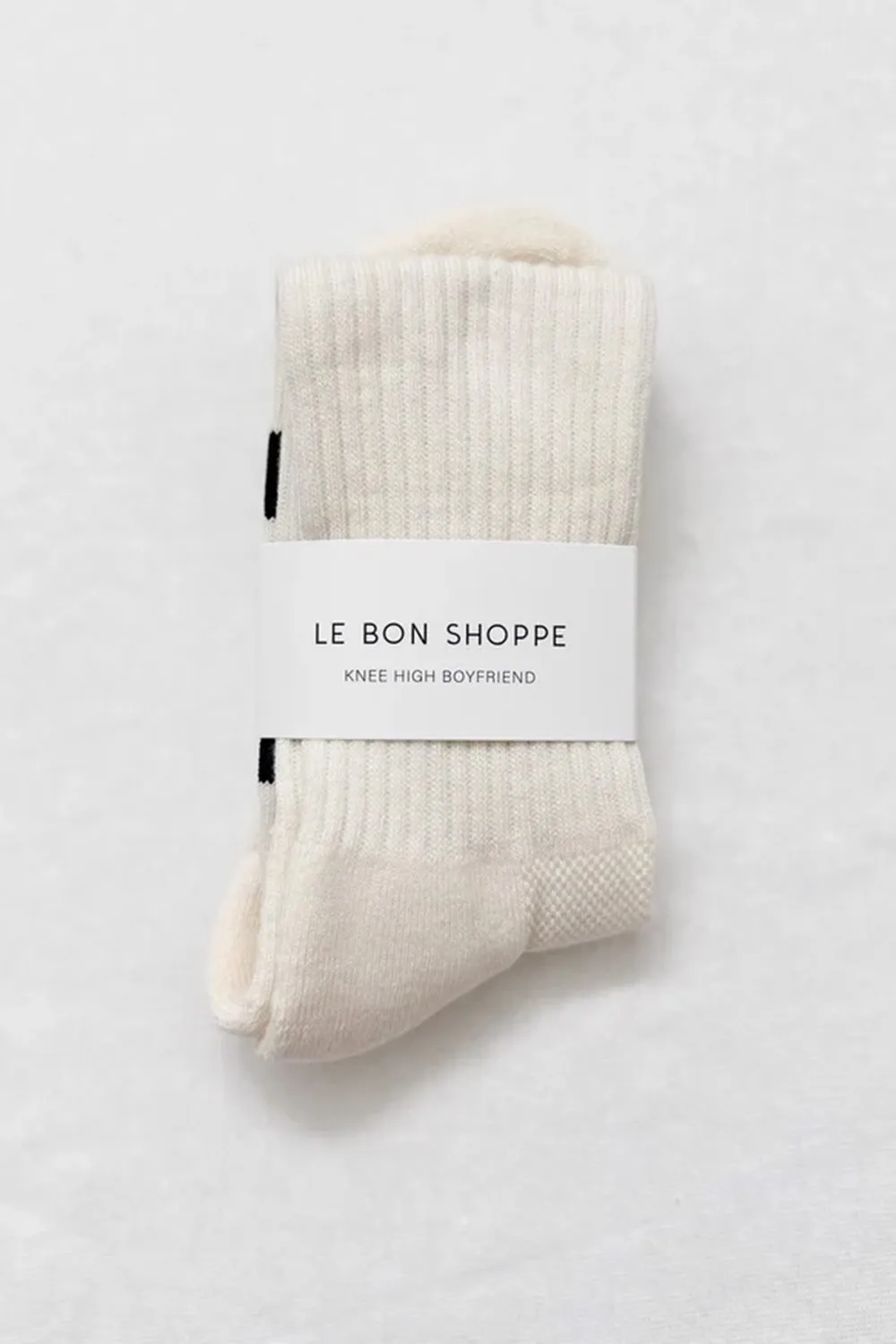 Knee High Boyfriend Socks Cream sold by Karen Walker product image thumbnail 2