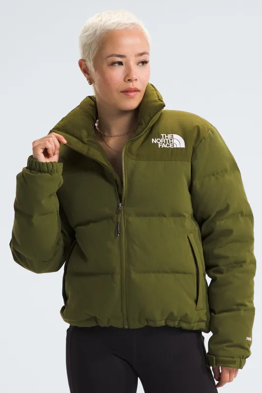 92 Ripstop Nuptse Jacket Forest Olive sold by Karen Walker