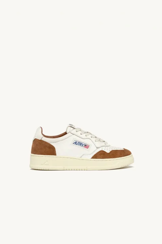 Medalist Low Sneakers White/Brown sold by Karen Walker