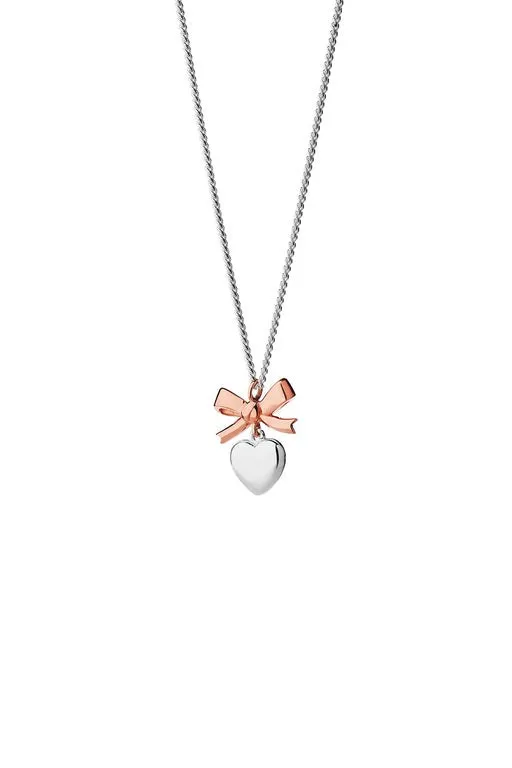 Mini Superlove Necklace Silver/Rose Gold sold by Karen Walker