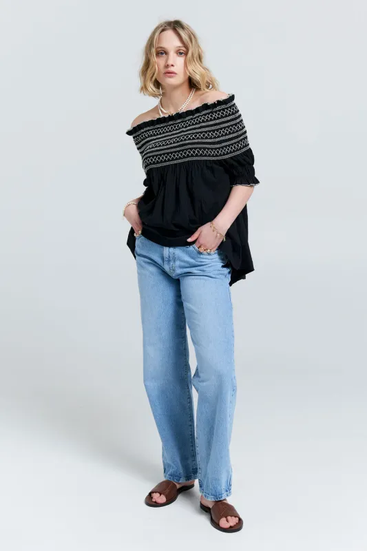 94 Baggy Jeans Abraided Art sold by Karen Walker