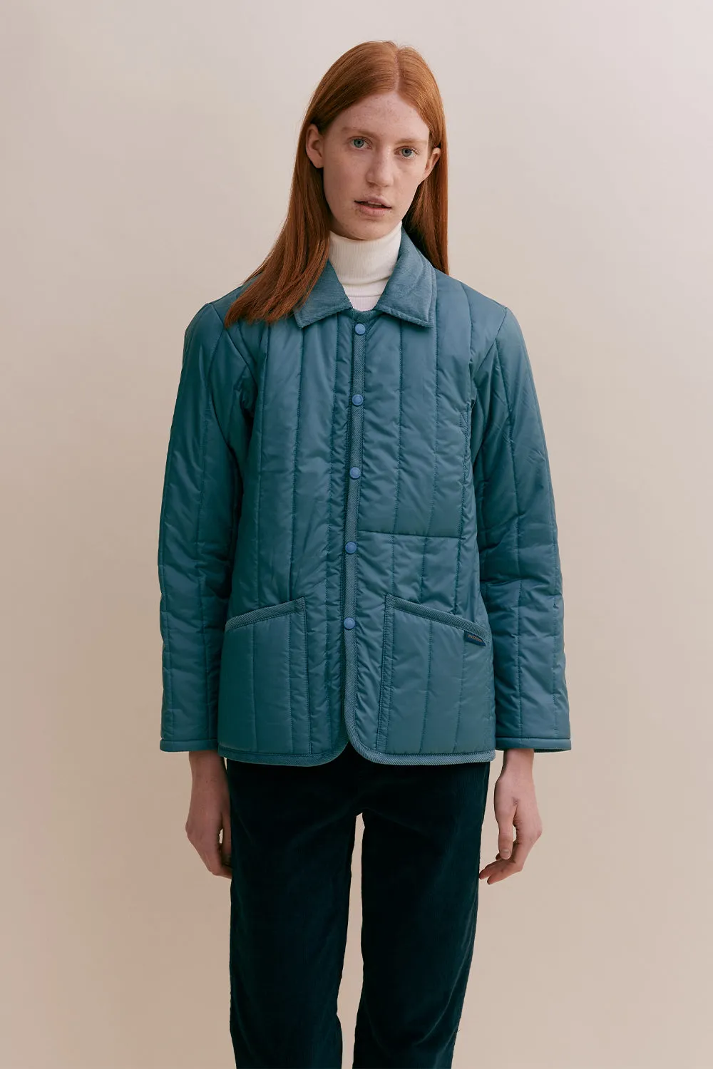 Raydon Vertical Quilt Tapestry Blue sold by Karen Walker