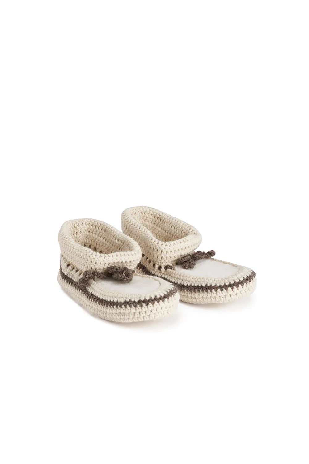 Crochet Slipper Cream sold by Karen Walker product image thumbnail 5