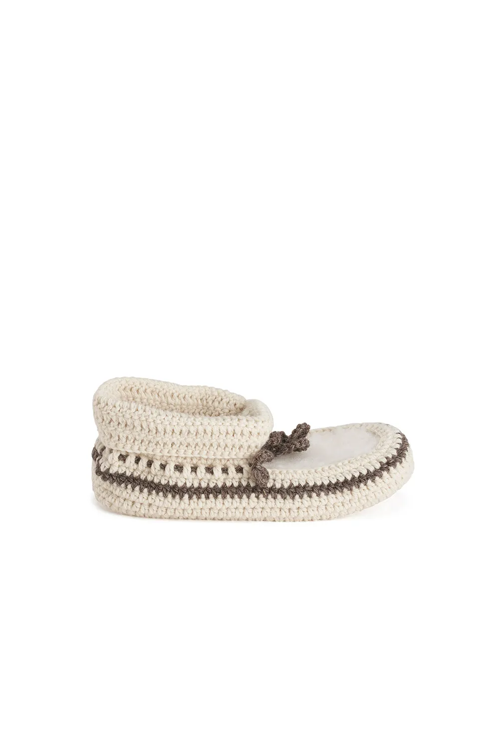 Crochet Slipper Cream sold by Karen Walker product image thumbnail 4
