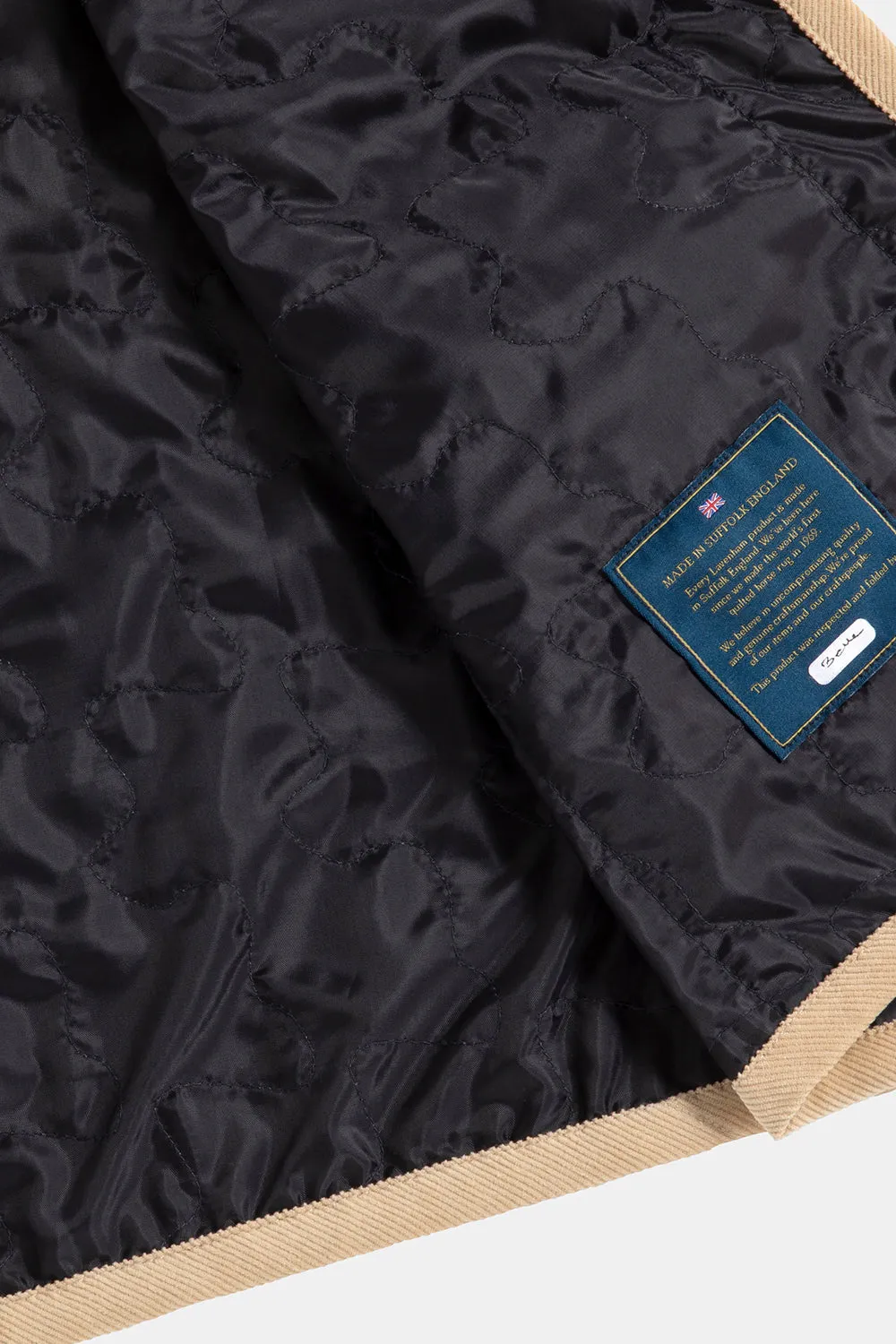 Lightweight Cropped Raydon Gilet Suffolk Navy sold by Karen Walker product image thumbnail 3