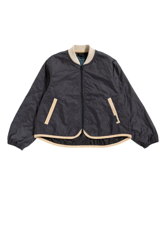 Lightweight Bomber Jacket Suffolk Navy made by Lavenham