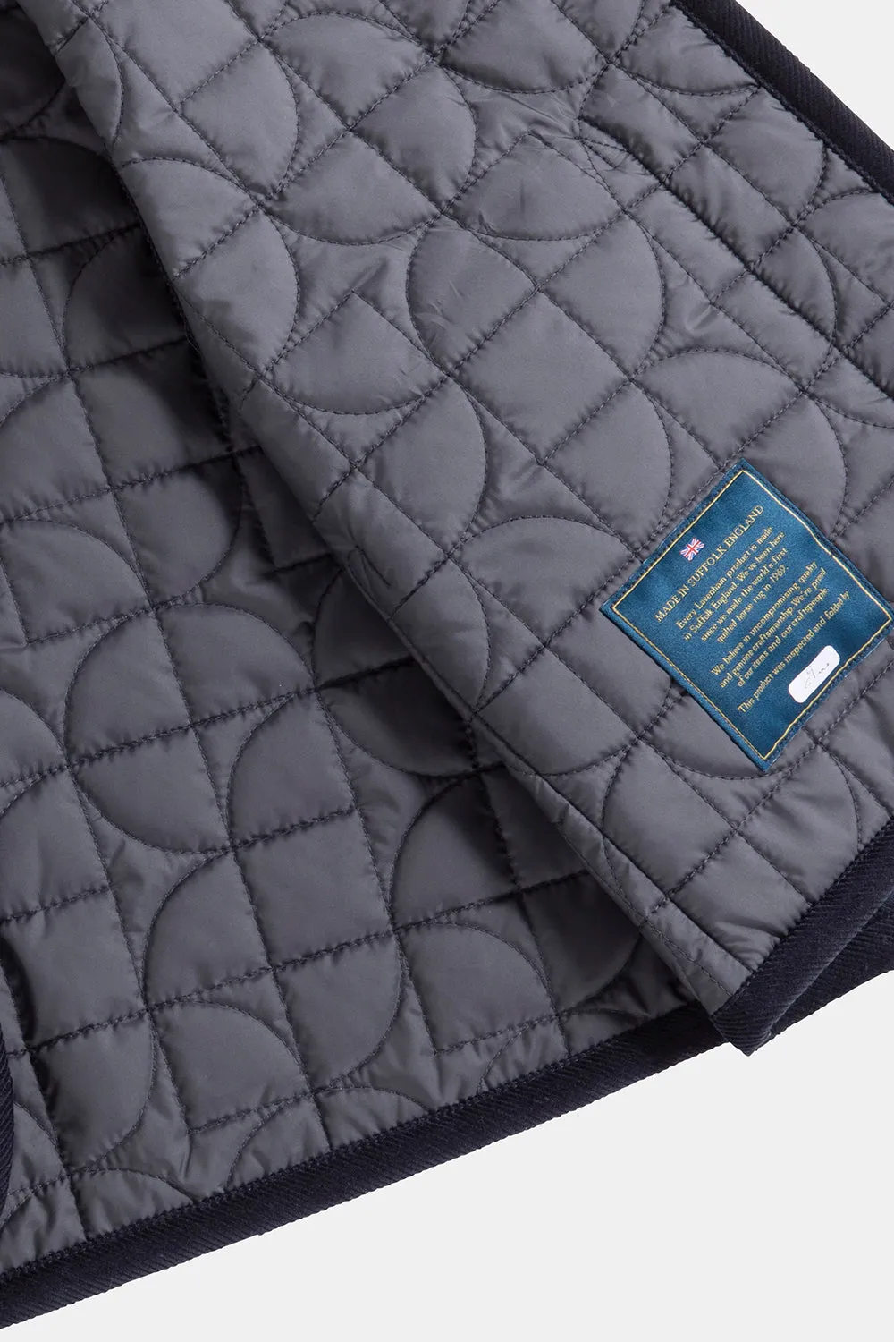 Gauze Leaf Quilt Cropped Thornham Navy sold by Karen Walker product image thumbnail 4