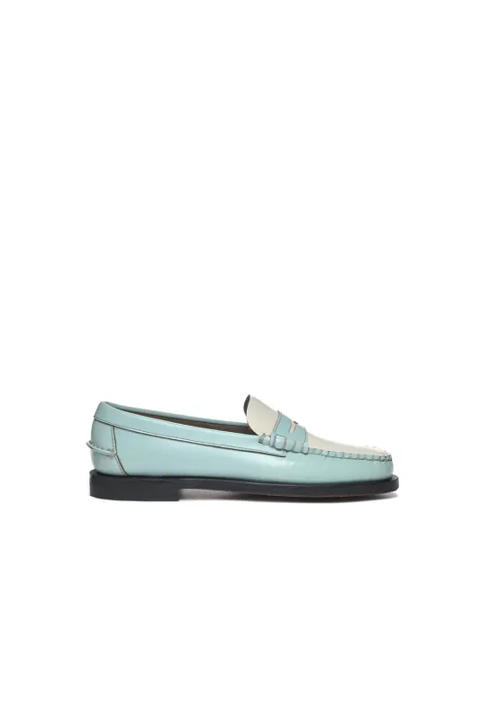 Classic Dan Pigment Loafers Blue Ice/White sold by Karen Walker