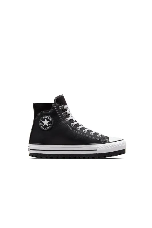 Chuck Taylor All Star City Trek Waterproof High Top Black/White/Silver sold by Karen Walker