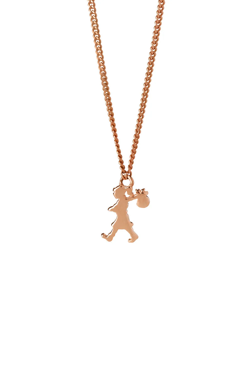 Mini Runaway Girl Necklace Rose Gold sold by Karen Walker