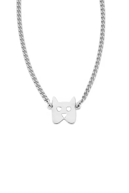 Mini Dog Necklace Silver sold by Karen Walker