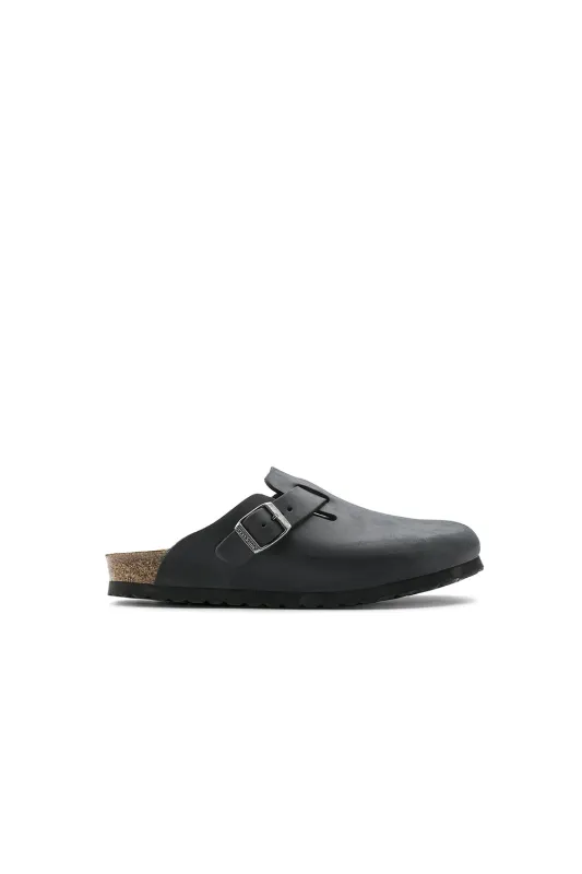 Boston Oiled Leather Regular Fit Black sold by Karen Walker