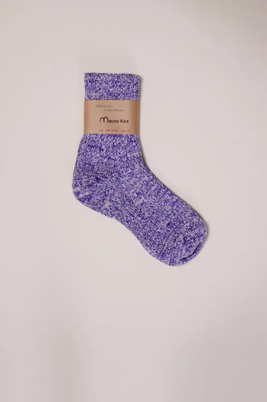 Organic Low Gauge Pastel Rib Socks Banana sold by Karen Walker