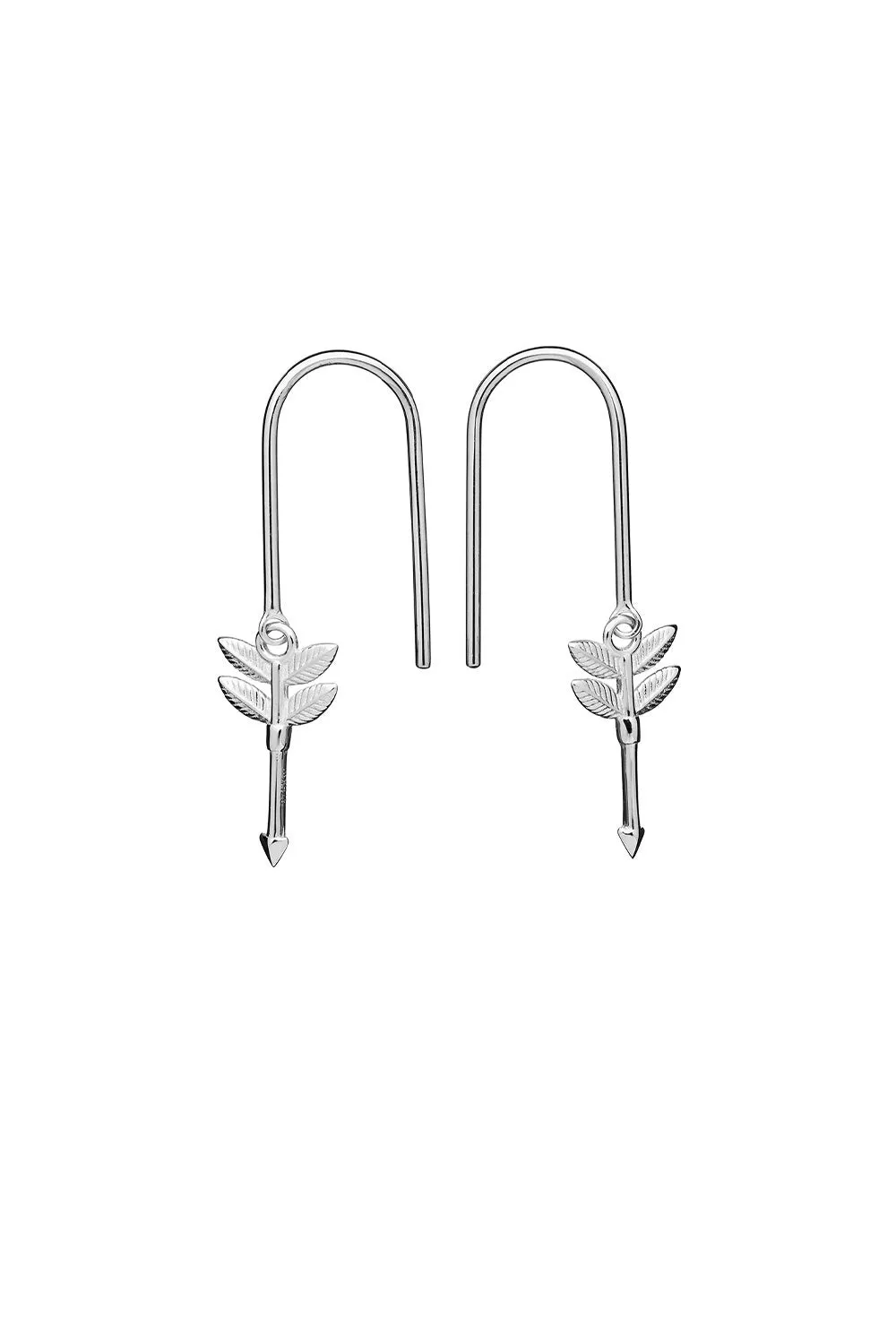 Mini Feather Arrow Earrings Silver sold by Karen Walker product image thumbnail 2