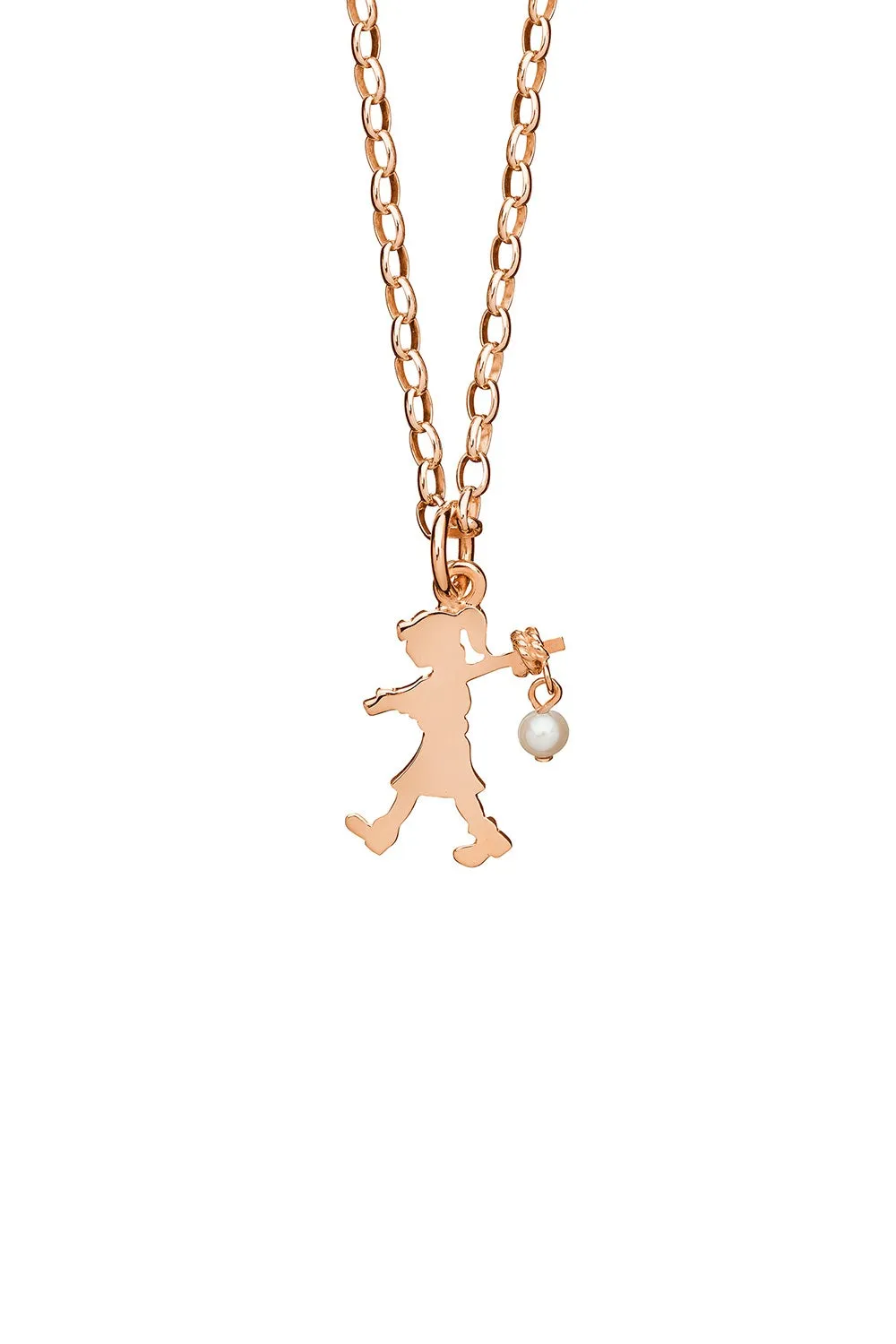 Girl with a Pearl Necklace Rose Gold sold by Karen Walker