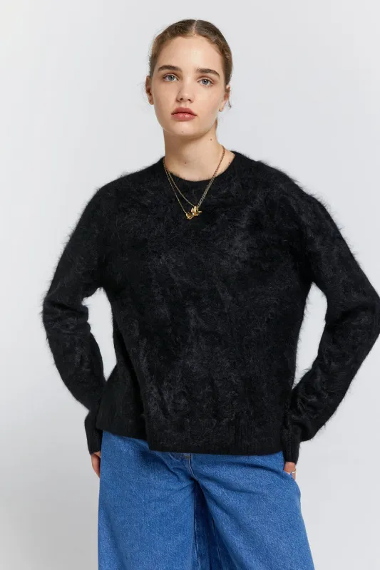 Mika Cashmere Sweater Black sold by Karen Walker