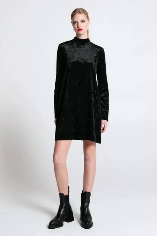 Electric Velvet Dress Black sold by Karen Walker