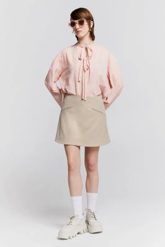 Riviera Skirt Oat sold by Karen Walker