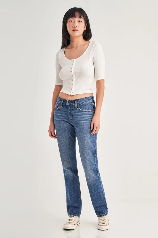 Middy Straight Jeans Idle Time sold by Karen Walker