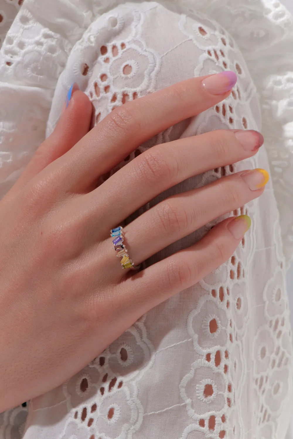 Cubist Ring Silver sold by Karen Walker product image thumbnail 2