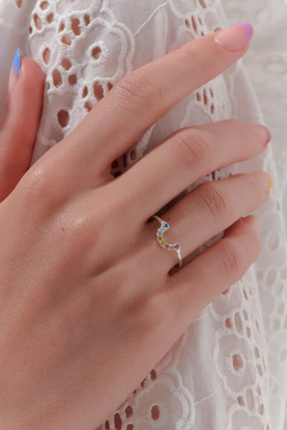 Surrealist Ring Silver sold by Karen Walker product image thumbnail 2