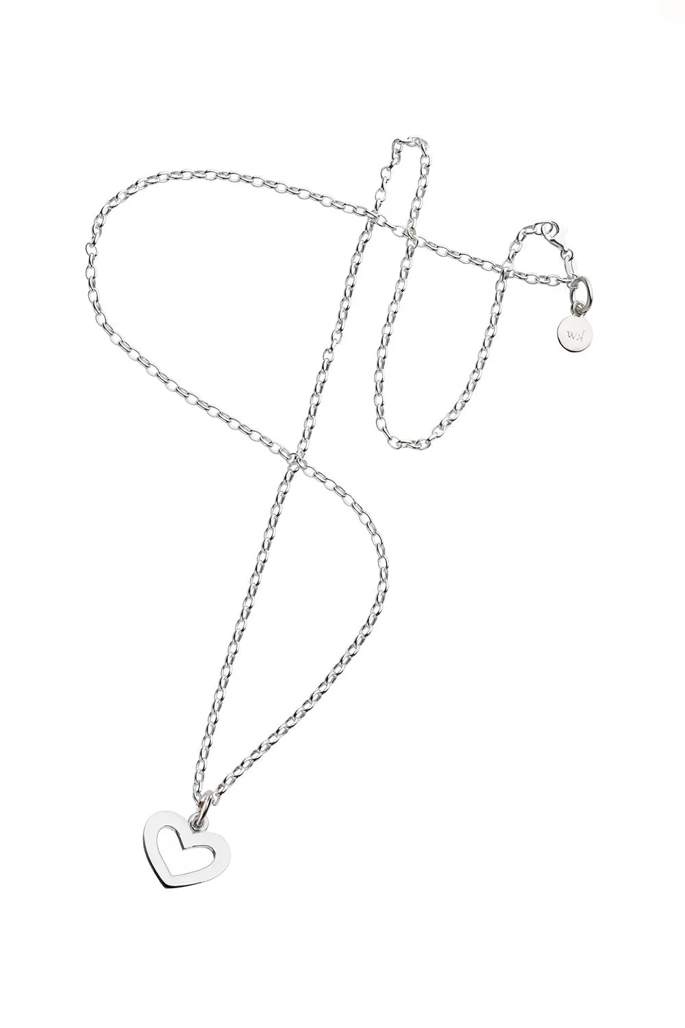 Heart Pendant Silver sold by Karen Walker product image thumbnail 3