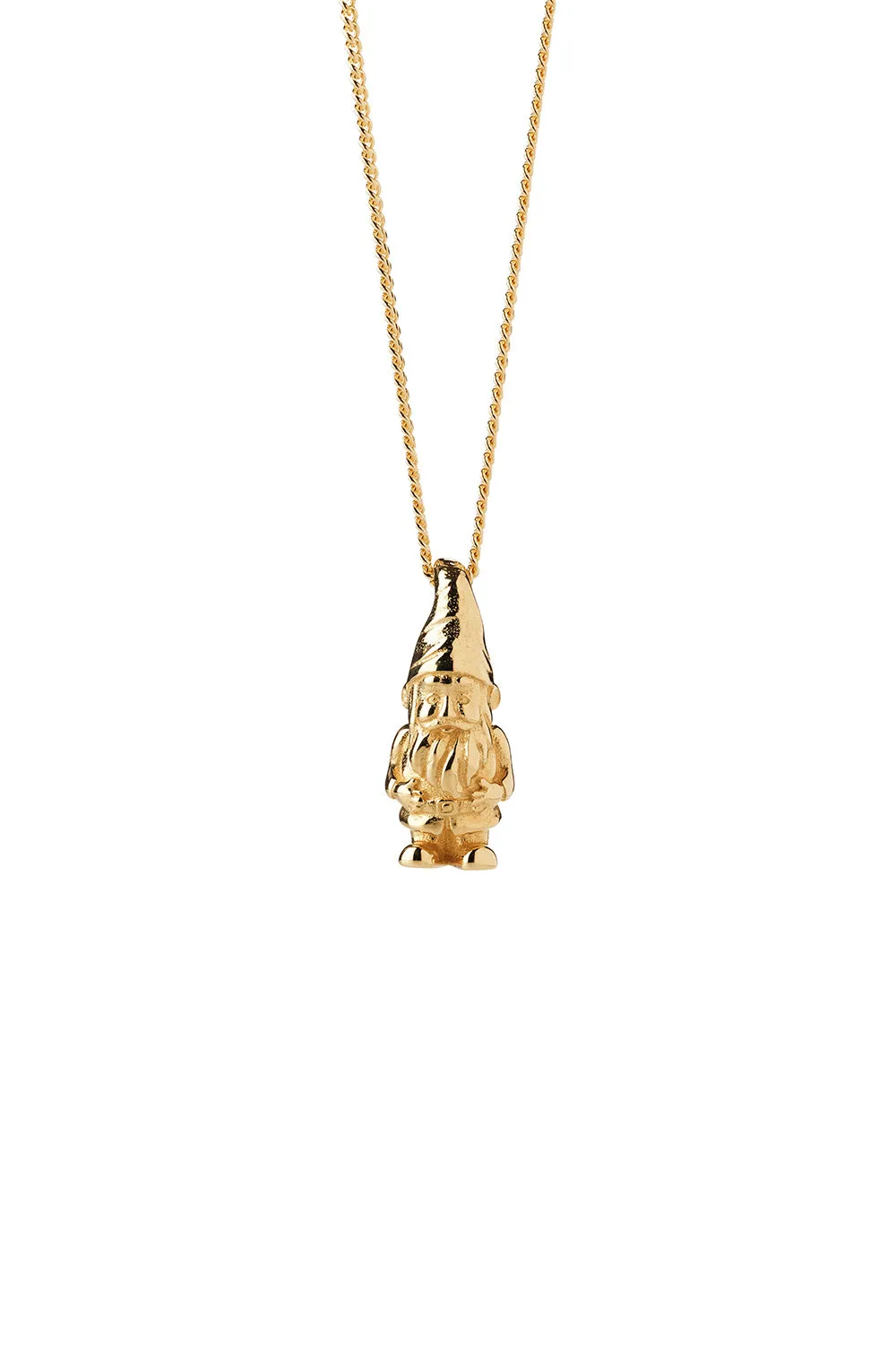 Mr Gnome Necklace Gold sold by Karen Walker