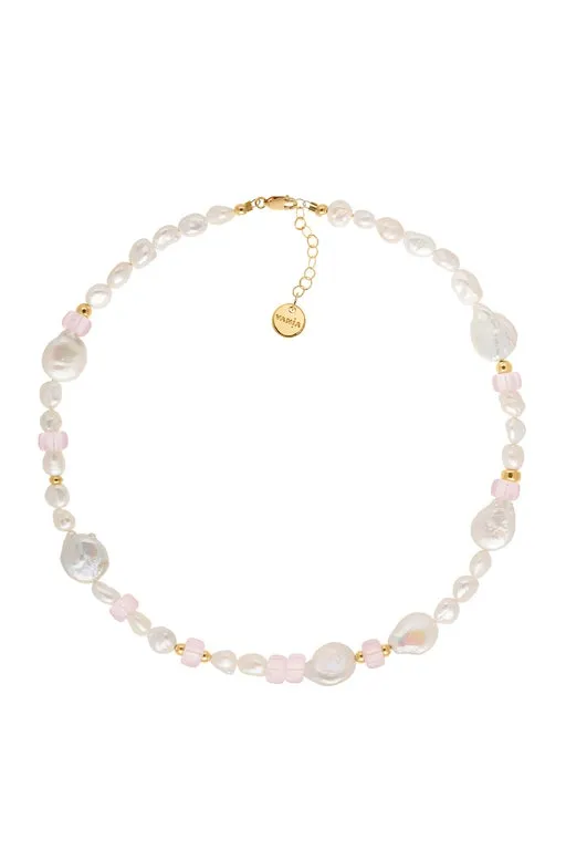 Pearl with Czech Glass Necklace sold by Karen Walker product image thumbnail 2