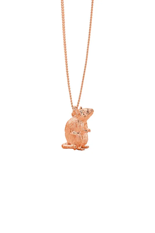 Rat Necklace Rose Gold sold by Karen Walker