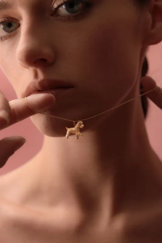 Dog Necklace Gold sold by Karen Walker