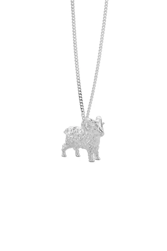 Ram Necklace Silver sold by Karen Walker