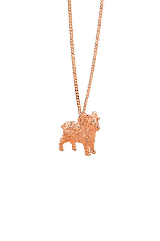 Ram Necklace Rose Gold sold by Karen Walker