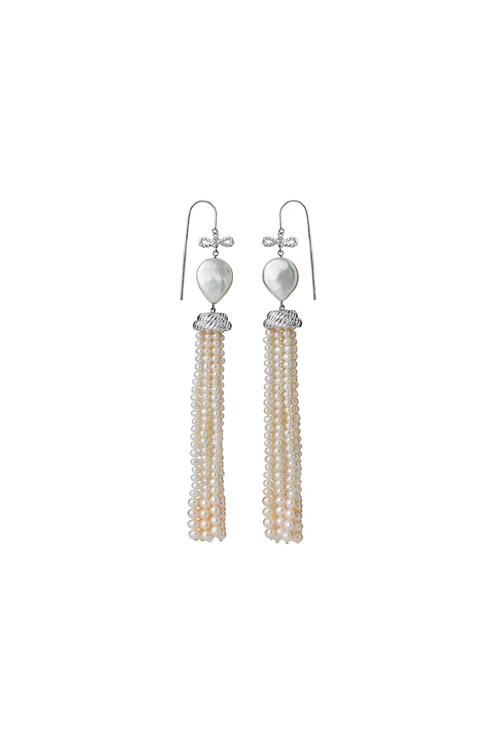 Long Love Earrings Silver sold by Karen Walker