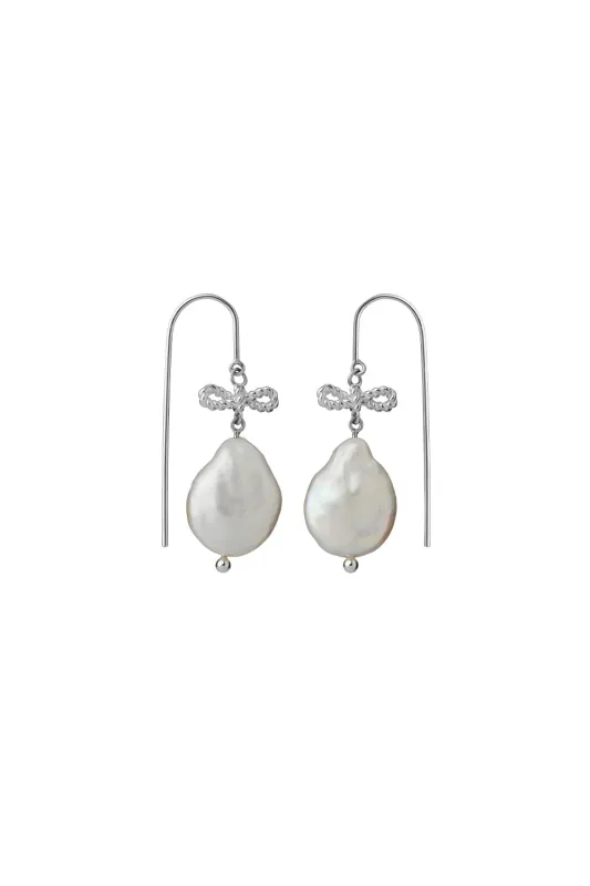 Love Drop Earrings Silver sold by Karen Walker