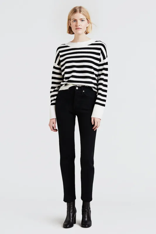 Wedgie Straight Fit Jeans Black Sprout sold by Karen Walker