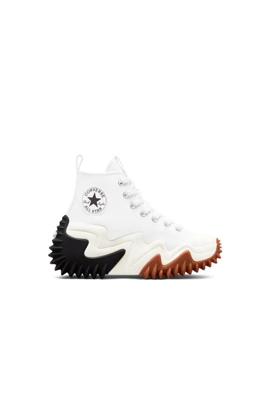 Run Star Motion Platform High Top White made by Karen Walker