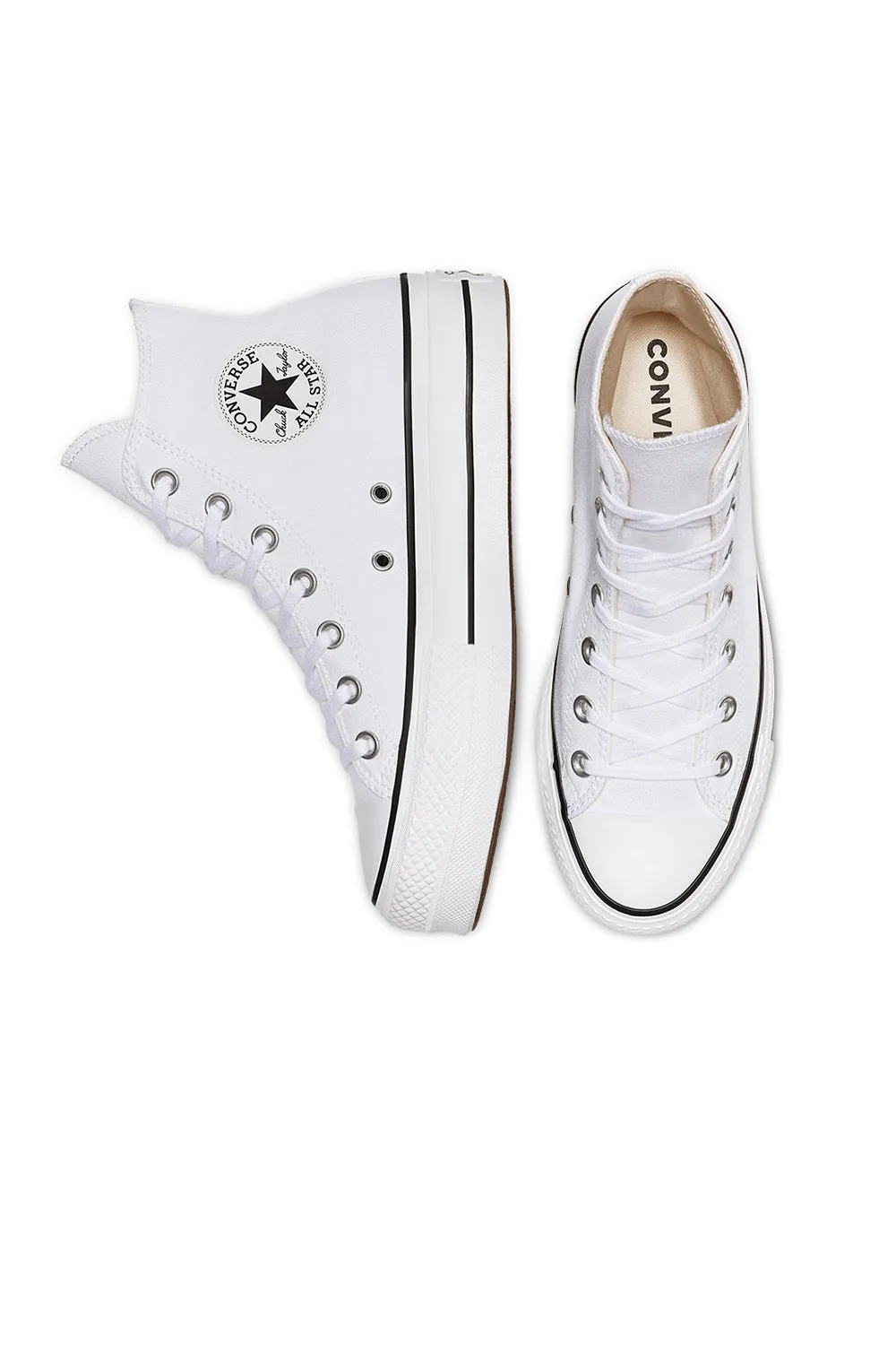 Chuck Taylor All Star Canvas Lift High Top White sold by Karen Walker product image thumbnail 5